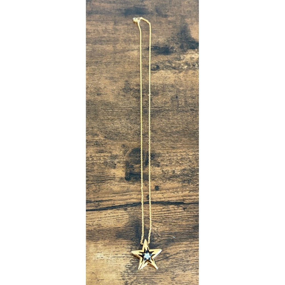 Vintage 1998 Storyline by JJI Midnight Nativity Star Sapphire Pendant Necklace - Picture 4 of 8